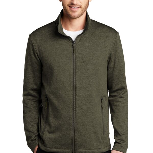 Collective Striated Fleece Jacket Thumbnail