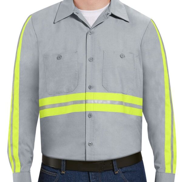 Industrial Enhanced-Visibility Long Sleeve Work Shirt Thumbnail